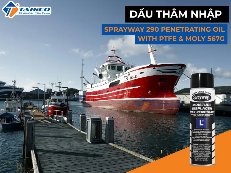 Dầu thâm nhập Sprayway 290 Penetrating oil with PTFE & Moly 567g