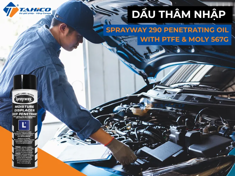 Dầu thâm nhập Sprayway 290 Penetrating oil with PTFE & Moly 567g