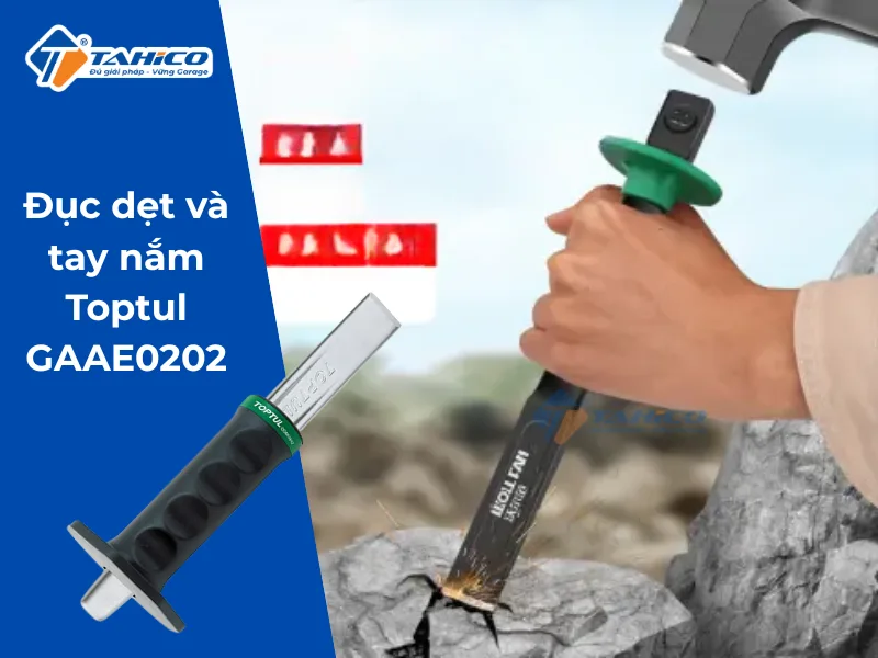 Hình ảnh sản phẩm Đục dẹt và tay nắm Toptul GAAE0202