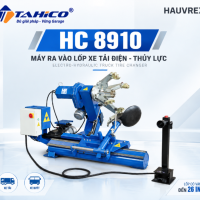 Máy ra vào lốp xe tải thủy lực Hauvrex HC8910