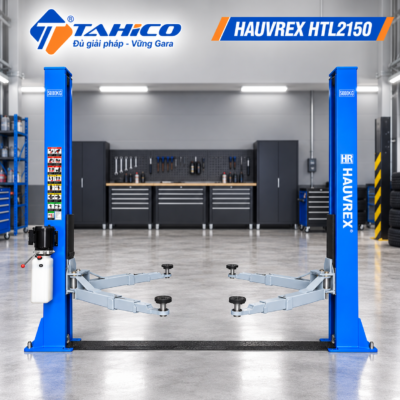 Cầu Nâng 2 Trụ Có Giằng Dưới 5 Tấn HAUVREX HTL 2150
