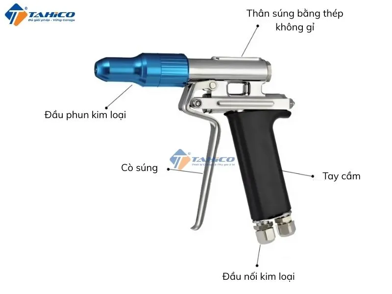 Súng rửa xe áp lực kết hợp KLCB KA-B008