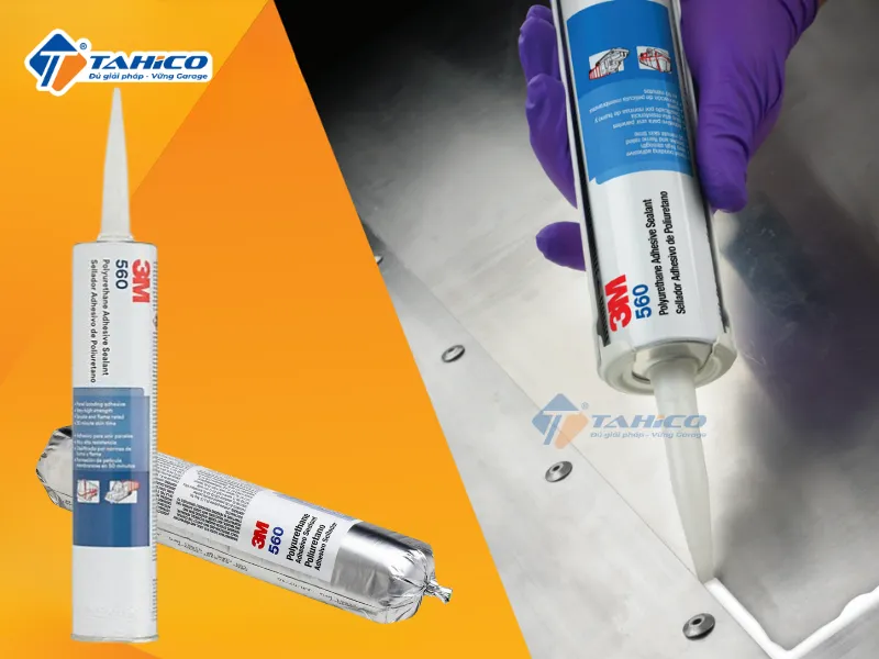 Keo trám trét khe hở, tạo sùng cửa 3M Polyurethane Adhesive Sealant 560 400ml