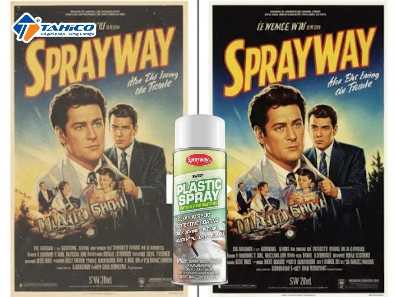 Keo xịt bảo vệ Sprayway 201 Plastic Spray Clear Fixative 298g