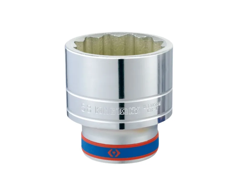 Hình ảnh sản phẩm Khẩu tuýp 1inch Kingtony 12 cạnh, Trắng, Dài 65mm | 36mm - 80mm