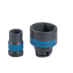 Hình ảnh sản phẩm Khẩu tuýp 3/4inch Kingtony 6 cạnh, Đen, Dài 80mm