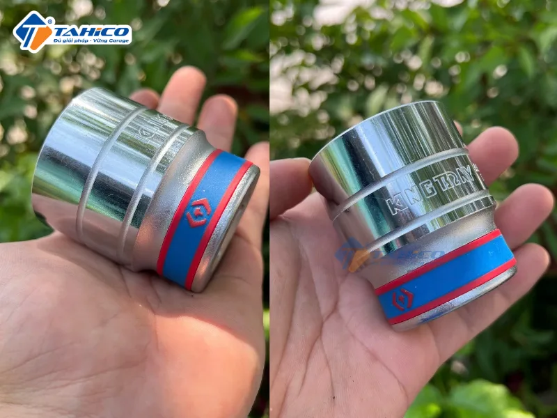 Khẩu tuýp 3/4" Kingtony 633046M - 46mm, 12 cạnh, Trắng, Dài 68mm