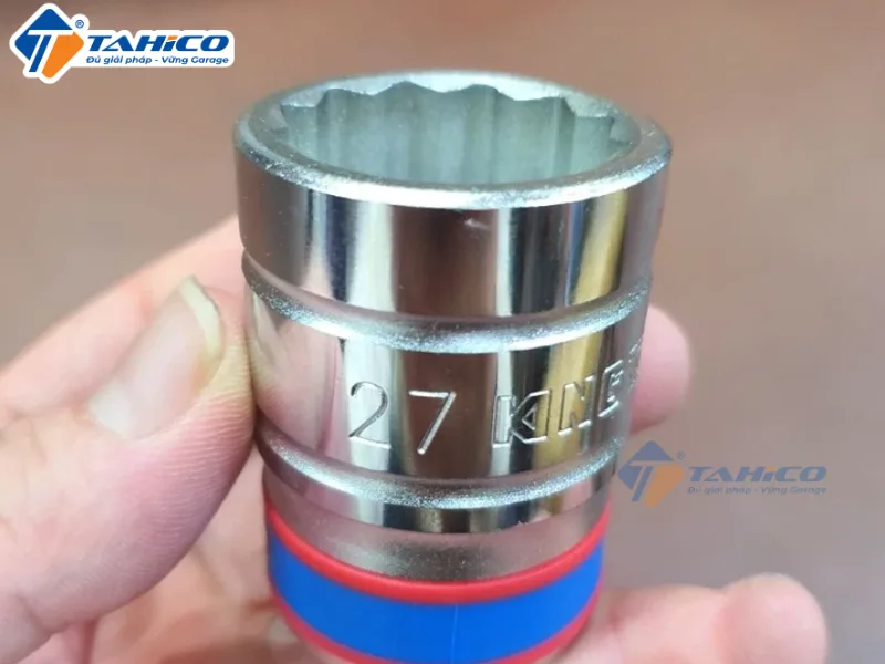 Hình ảnh sản phẩm Khẩu tuýp 3/4inch Kingtony Series 12 cạnh, Trắng, Dài 52mm