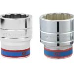 Hình ảnh sản phẩm Khẩu tuýp 3/4" Kingtony 633041M/Kingtony 633042M 12 cạnh, Trắng, Dài 64mm | 41mm 42mm