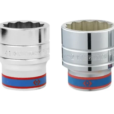 Hình ảnh sản phẩm Khẩu tuýp 3/4" Kingtony 633041M/Kingtony 633042M 12 cạnh, Trắng, Dài 64mm | 41mm 42mm