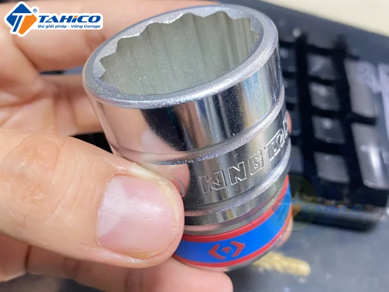 Hình ảnh sản phẩm Khẩu tuýp 3/4" Kingtony 633041M/Kingtony 633042M 12 cạnh, Trắng, Dài 64mm | 41mm 42mm