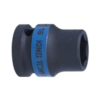 Hình ảnh sản phẩm Khẩu tuýp 3/4" Kingtony 609616M - 16mm, Vặn vít, Đen, Dài 52mm