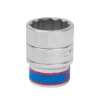 Hình ảnh sản phẩm Khẩu tuýp 3/4" Kingtony 633032M - 32mm, 12 cạnh, Trắng, Dài 56mm