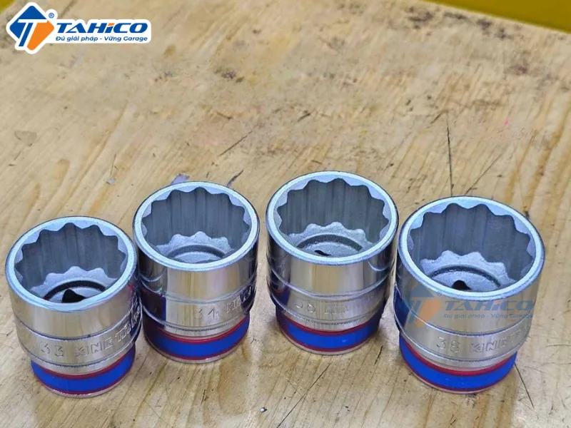Hình ảnh sản phẩm Khẩu tuýp 3/4" Kingtony 633033M - 33mm, 12 cạnh, Trắng, Dài 56mm