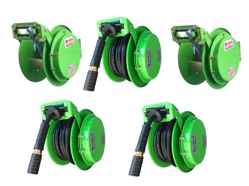 Khung và Rulo cuộn ống nước TWA-T13 Series dài 10m - 20m tưới cây kiểu lò xo