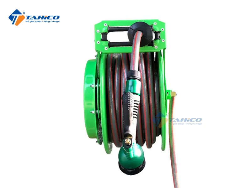 Khung + Rulo cuộn ống tưới cây RWA-T12 Series dài 10m - 40m | Kiểu lò xo tự cuộn