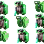 Khung và Rulo cuộn ống tưới cây RWA-T12 Series dài 10m - 40m | Kiểu lò xo tự cuộn