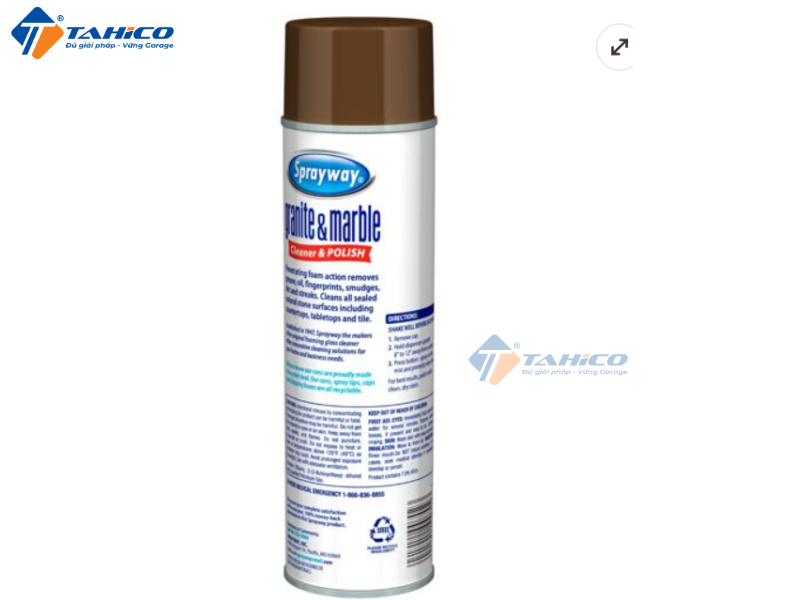Làm sạch sàn đá Granit và cẩm thạch Sprayway 702 Granite & Marble Cleaner 532ml