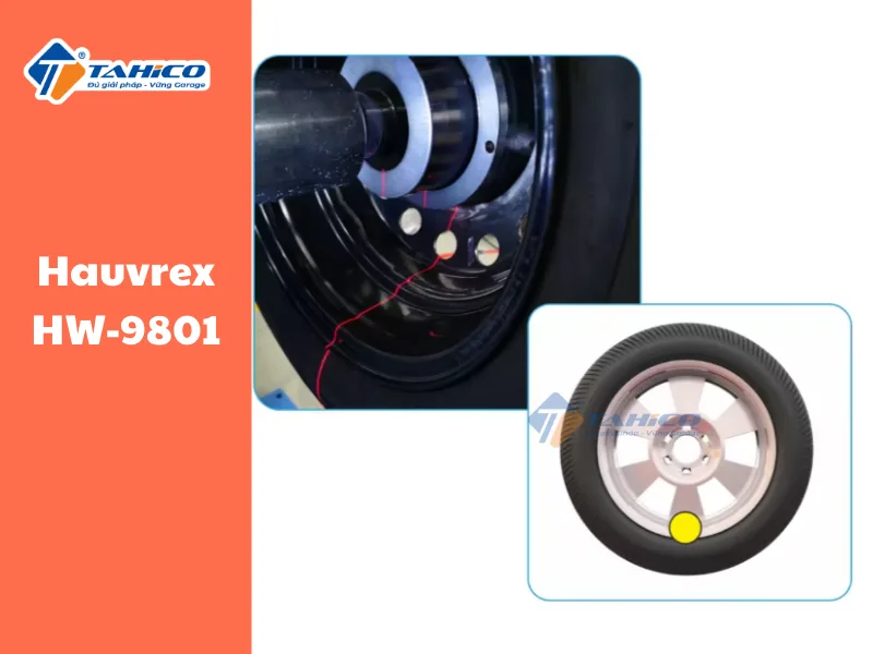 Máy cân mâm Hauvrex HW-9800, HW9810 10-24 inch | Tự động