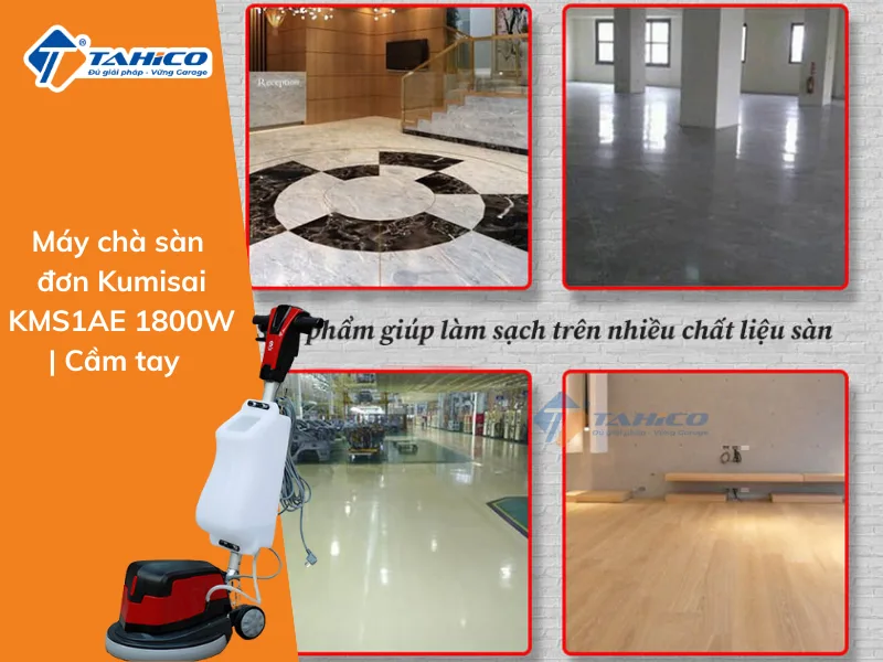 Hình ảnh sản phẩm Máy chà sàn đơn Kumisai KMS1AE 1800W | Cầm tay