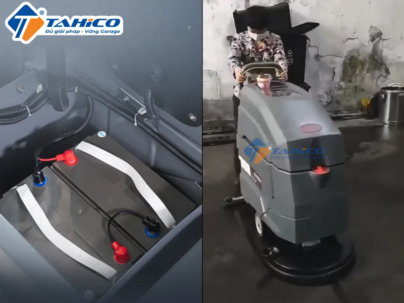 Hình ảnh sản phẩm Máy chà sàn liên hợp Kumisai KMS-X4 | Tự động/ Chạy ắc quy