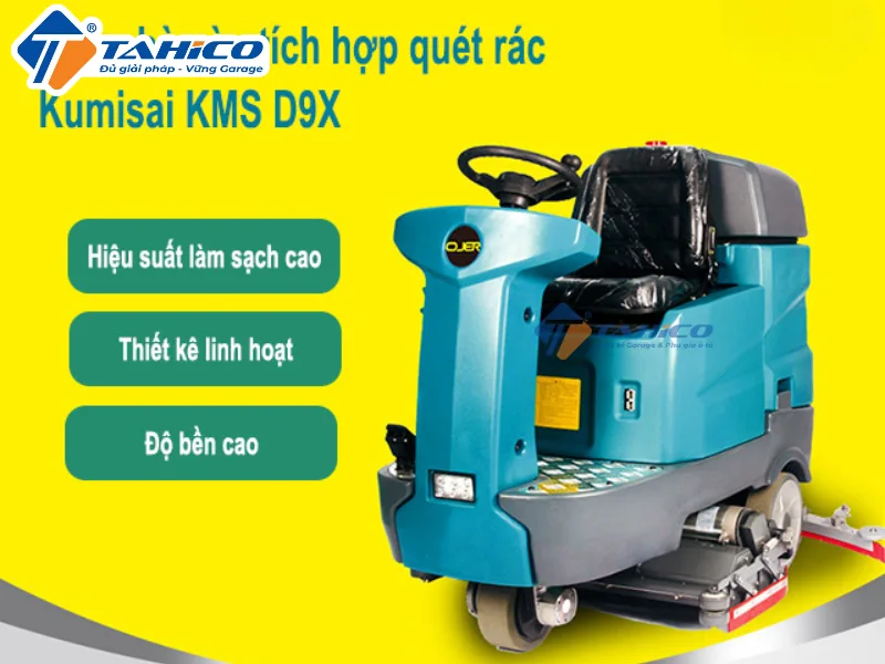 Hình ảnh sản phẩm Máy chà sàn ngồi lái Kumisai KMS-D9 Series | Công nghiệp