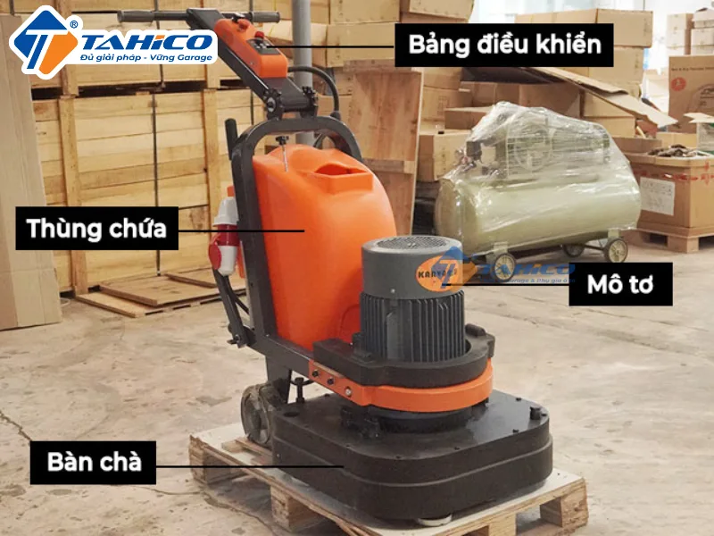 Hình ánh sản phẩm Máy mài sàn bê tông Kumisai K12 A6 Có / Không biến tần
