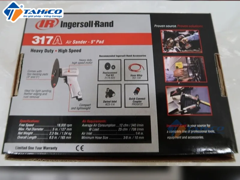 Hình ảnh sản phẩm Máy mài tốc độ cao Ingersoll Rand 317A 1/4″