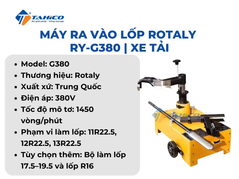 Đặc điểm tính năng Rotaly RY-G380