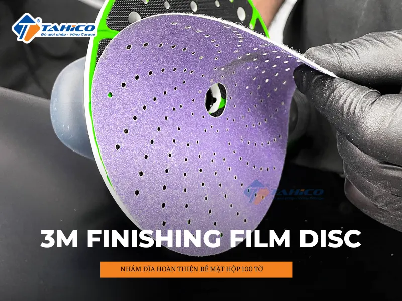Nhám đĩa hoàn thiện bề mặt 3M Finishing Film Disc hộp 100 tờ