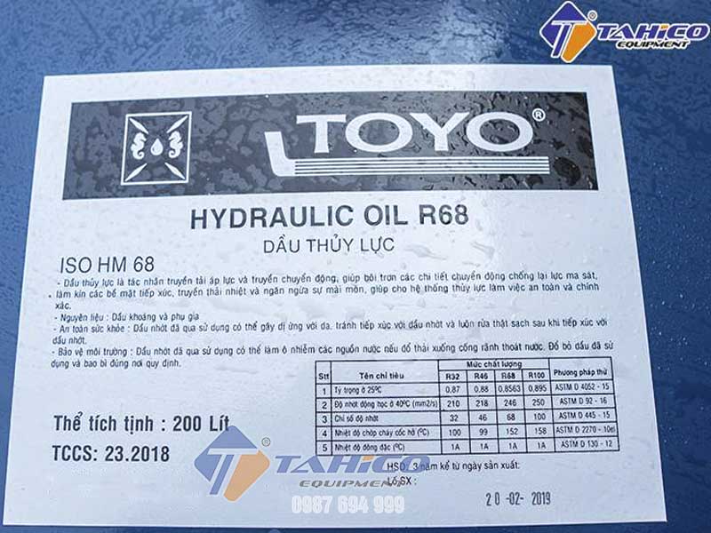 Nhớt thủy lực sử dụng cho cầu nâng 1 trụ rửa ô tô