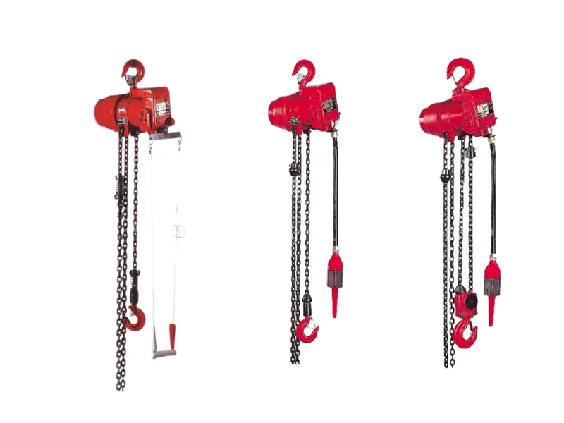 Hình ảnh sản phẩm Pa lăng xích Toku TCR-1000 Series dùng hơi khí nén 1 tấn