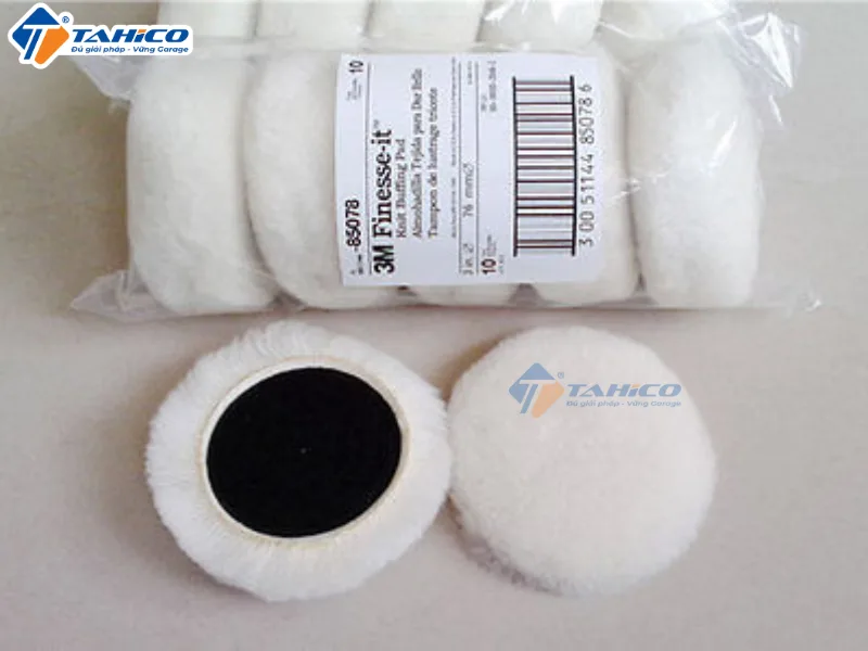 Phớt lông cừu đánh bóng 3M Buffing Pad 85078 rộng 3 inch