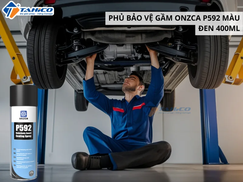 Phủ bảo vệ gầm Onzca P592 màu đen 400ml