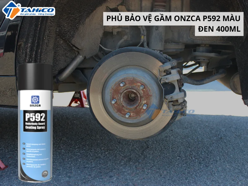 Phủ bảo vệ gầm Onzca P592 màu đen 400ml