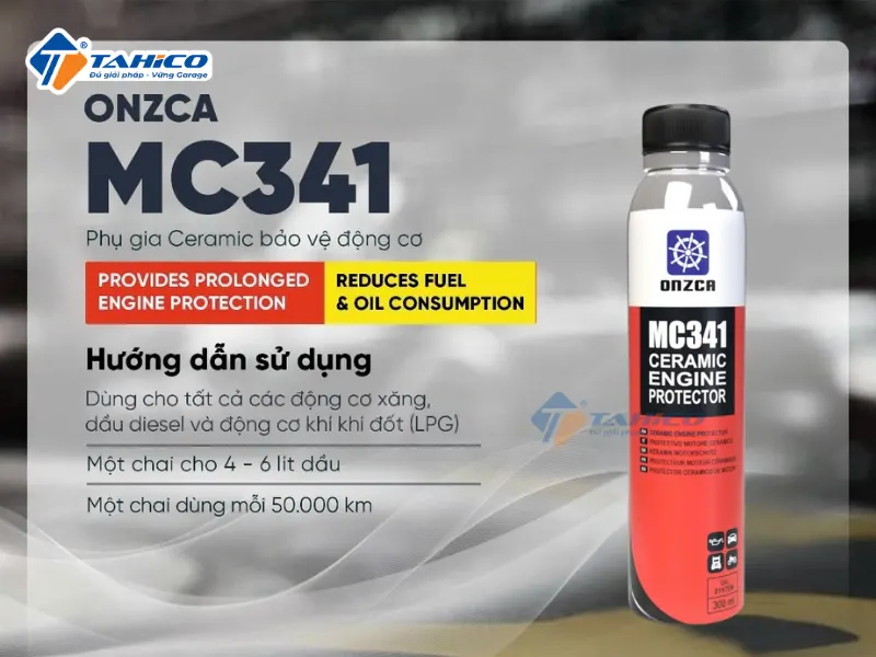 Phụ gia ceramic bảo vệ động cơ Onzca MC341 300ml