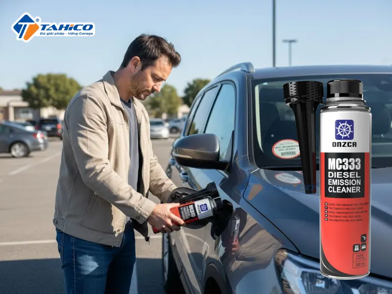 Phụ gia kiểm định khí thải động cơ diesel Onzca MC333 300ml
