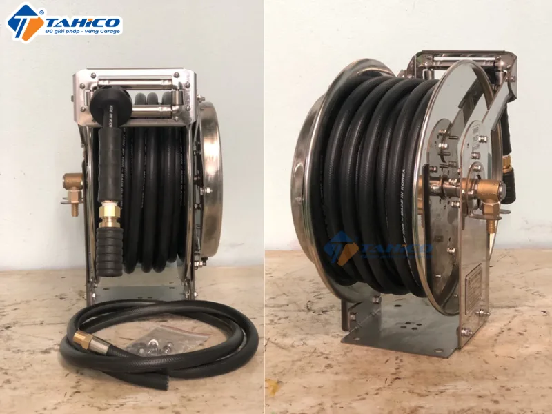 Rulo cuộn nước nóng – lạnh VTWA-13SUS Series 15m – 20m | Thân inox 304, kiểu lò xo tự cuộn