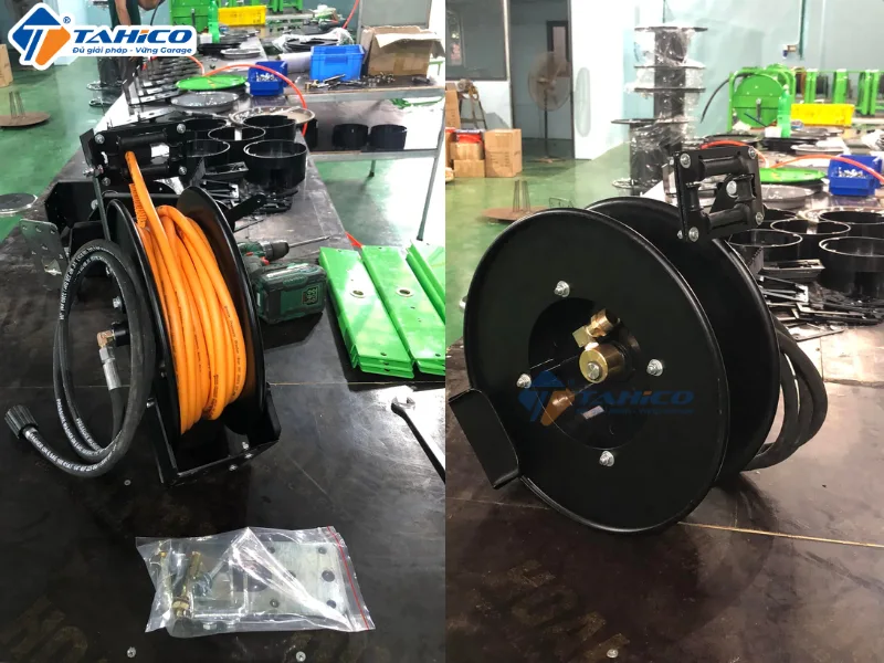 Rulo cuộn nước nóng – lạnh VTWA-13SUS Series 15m – 20m | Thân inox 304, kiểu lò xo tự cuộn