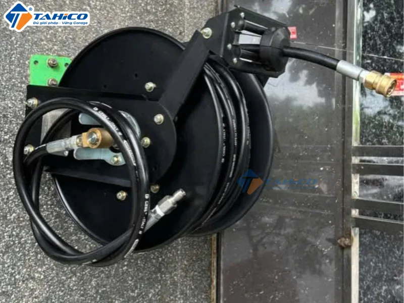 Rulo cuộn ống nước VRWA-19 Series dài 15m – 50m | Thân Inox 304, kiểu lò xo tự cuộn