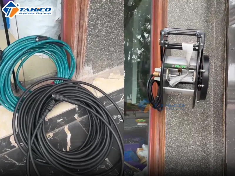 Rulo cuộn ống nước VRWA-19 Series dài 15m – 50m | Thân Inox 304, kiểu lò xo tự cuộn