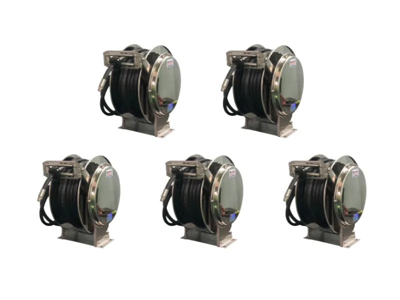 Rulo cuộn ống nước VRWA-25 Series dài 10m – 30m | Thân Inox 304, kiểu lò xo tự cuộn