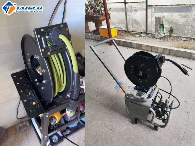 Rulo cuộn ống nước VRWA-25 Series dài 10m – 30m | Thân Inox 304, kiểu lò xo tự cuộn