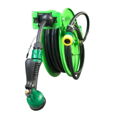 Rulo cuộn ống tưới cây VRWA-915NF 15m | Treo tường xoay 45 độ – Kiểu lò xo tự cuộn