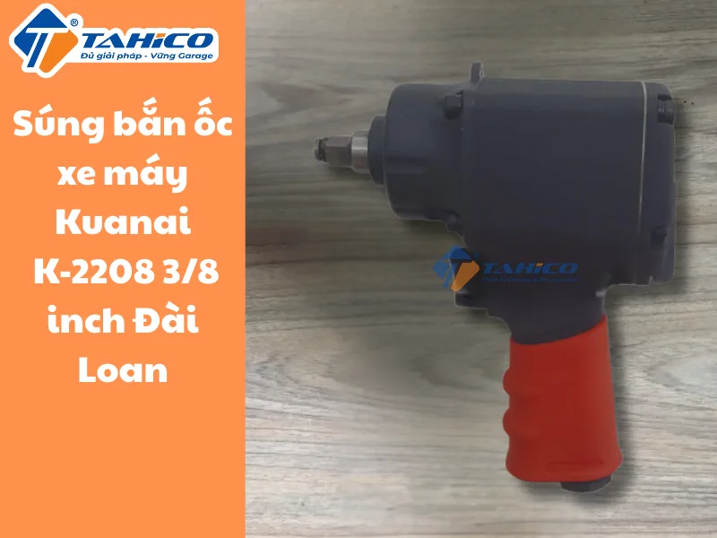 Hình ảnh sản phẩm Súng bắn ốc xe máy Kuanai K-2208 3/8 inch Đài Loan