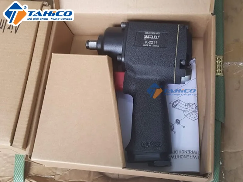 Hình ảnh sản phẩm Súng bắn ốc xe máy Kuanai K-2211, K2008 1/2 inch Đài Loan | Dùng hơi ,Dùng hơi khí nén