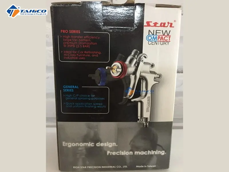 Súng phun sơn Star S-1C | 6 lỗ xé sơn
