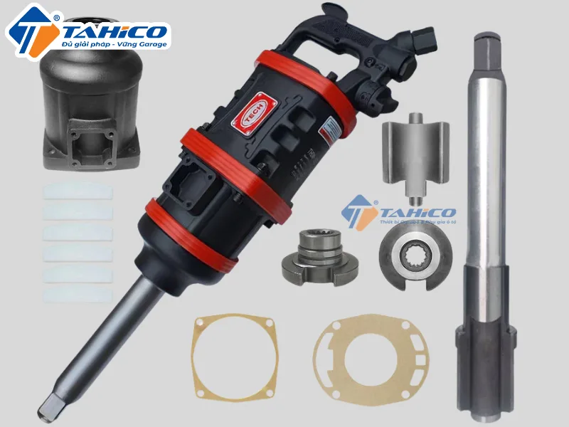 Hình ảnh sản phẩm Súng xiết bulong xe tải Tech THDW-3S USA | Dùng khí nén 1 inch