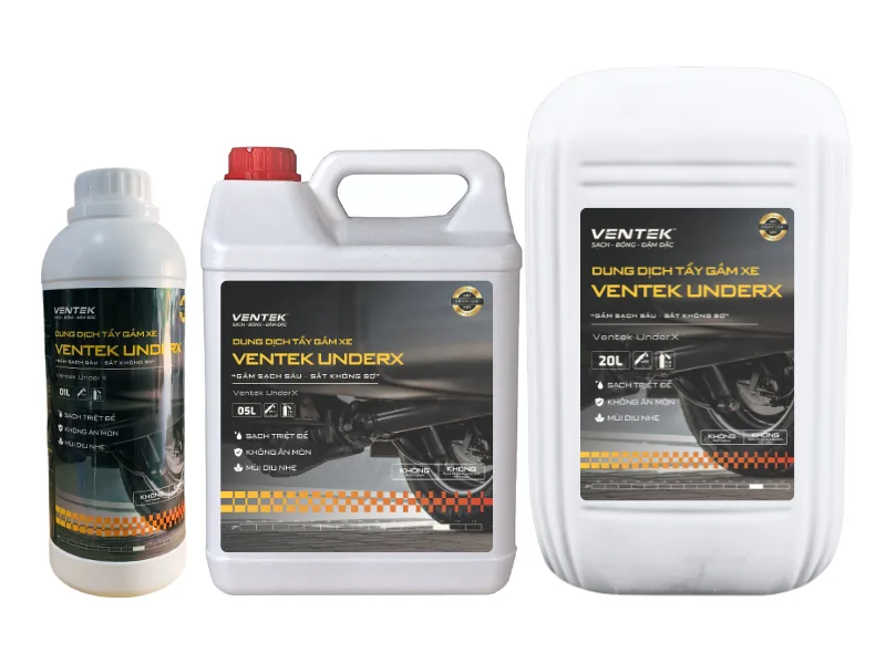 Dung dịch tẩy gầm máy xe ô tô Ventek UnderX