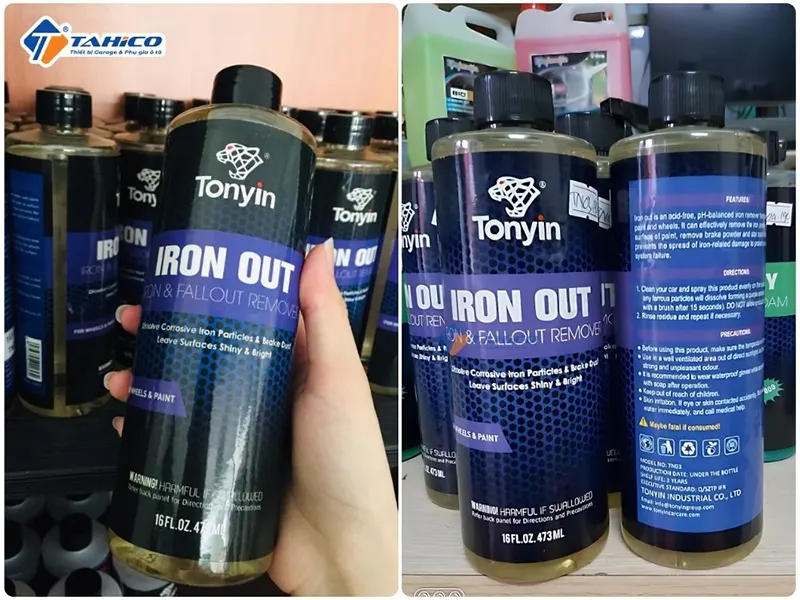 Tẩy lazăng oxit kim loại Tonyin Iron Out Fallout Remover | 473ml, 4L